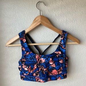 {Lululemon} Floral Sports Bra